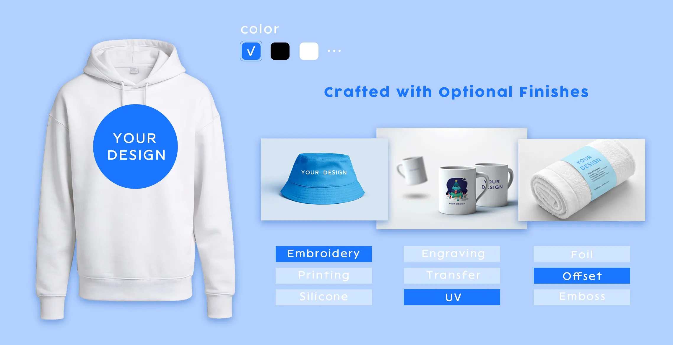 Custom design services available | Brand and product design