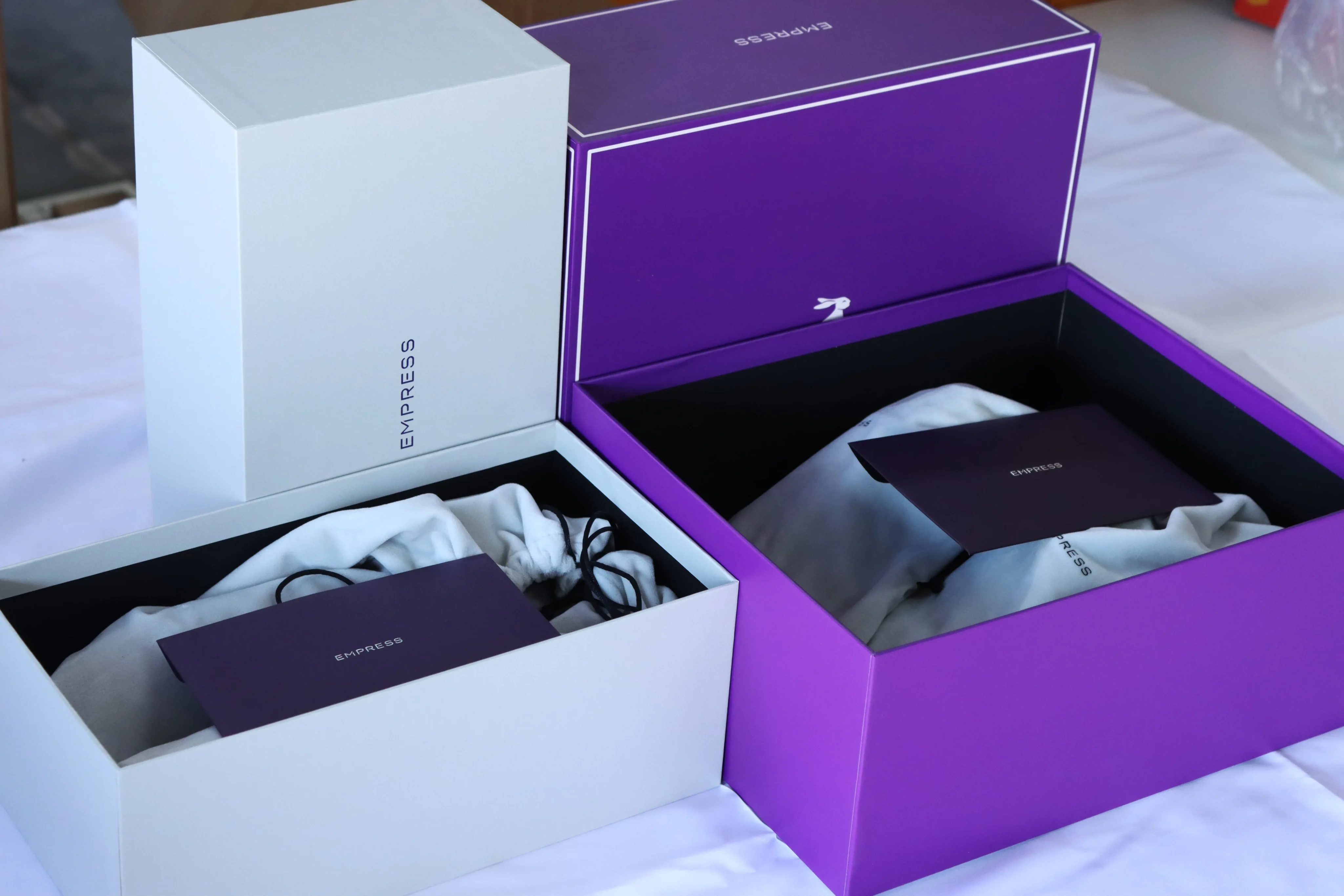 simple branded packaging with logo sticker for ecommerce business