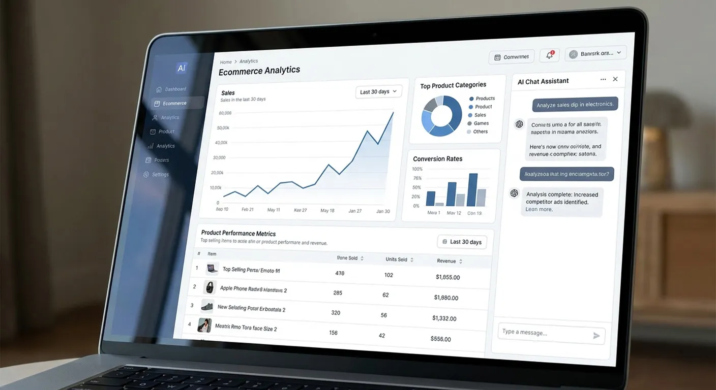 AI-powered analytics dashboard