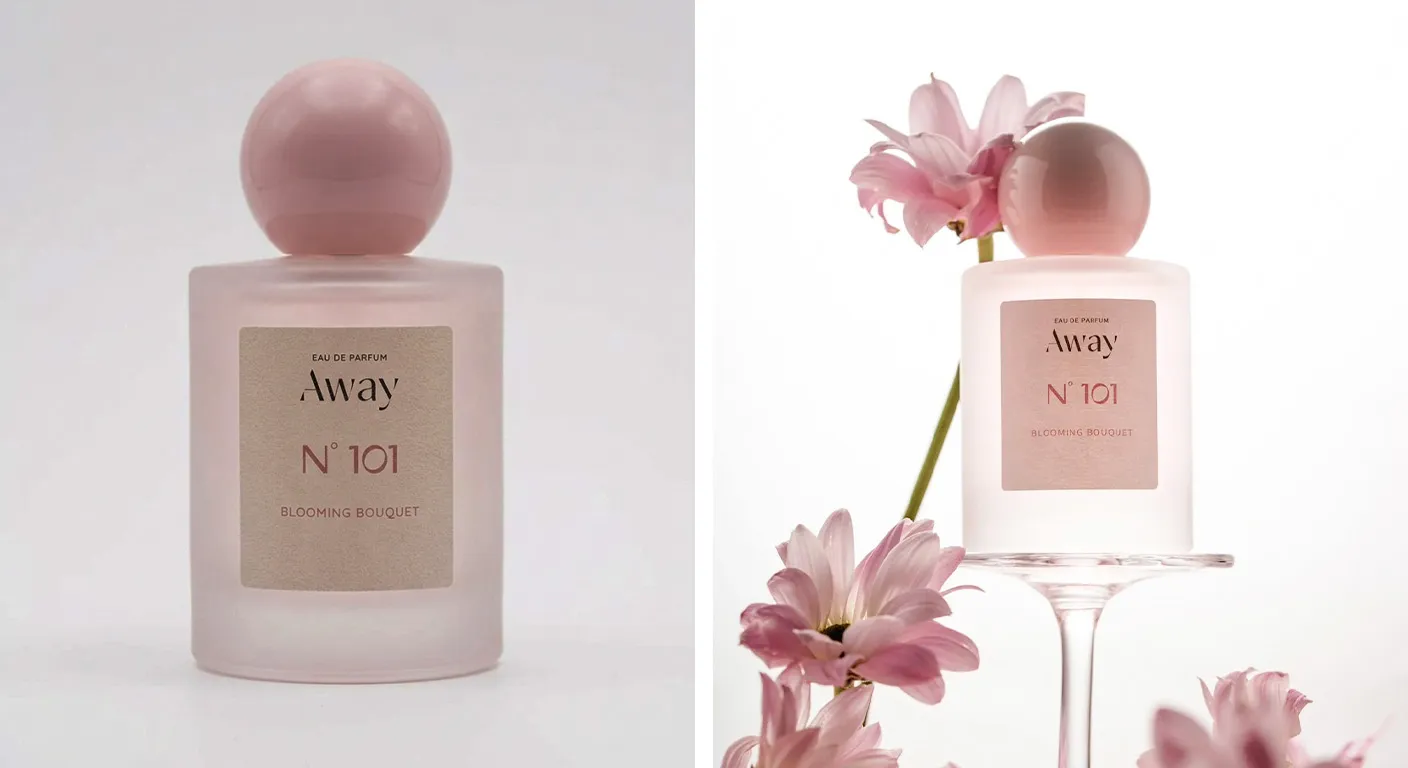 comparison of basic lighting versus professional lighting in product photography