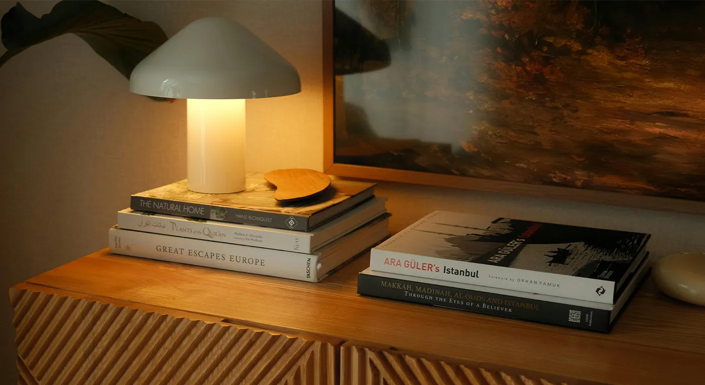 product shown in natural lifestyle setting to enhance premium perception