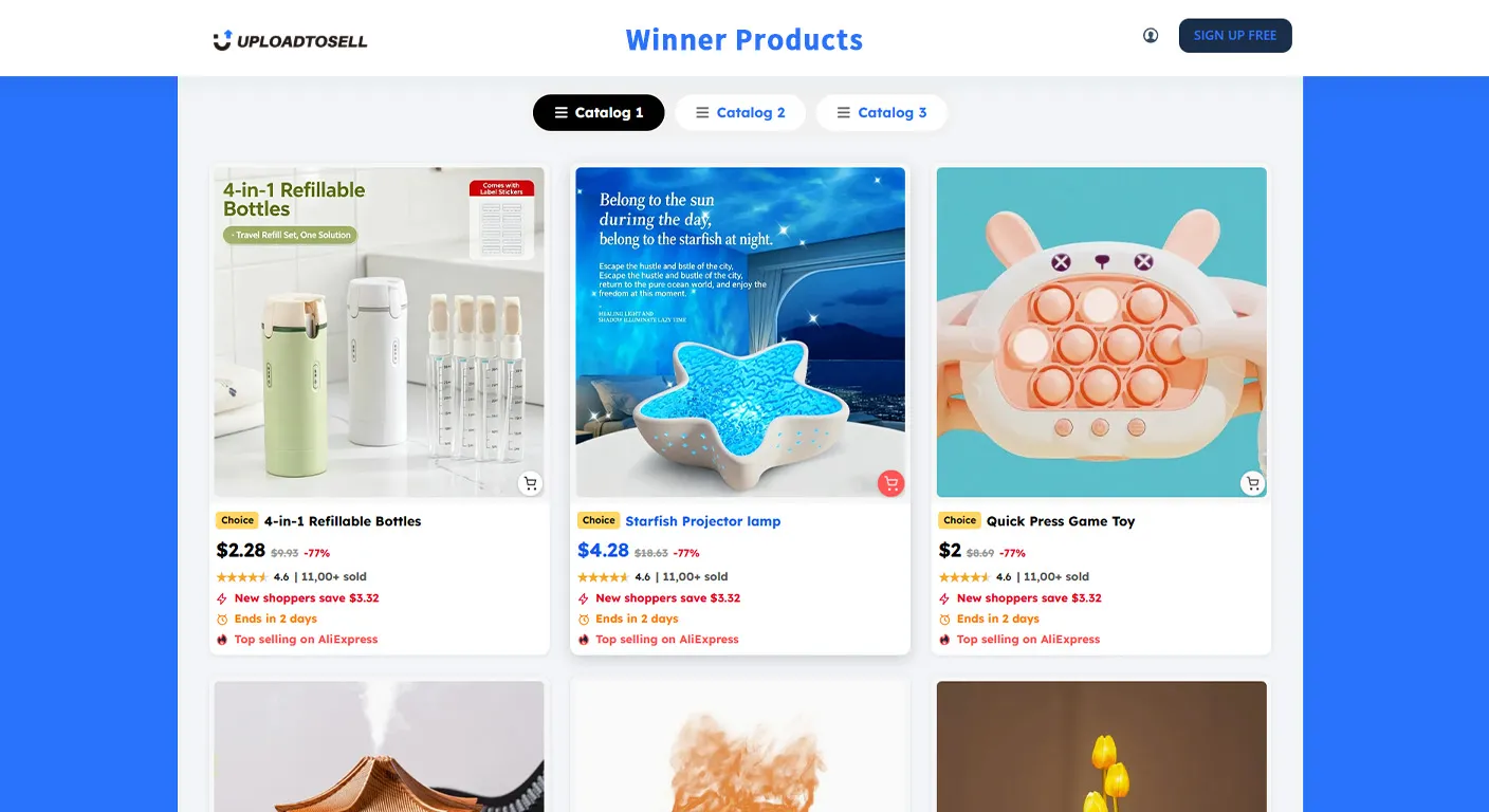 Meet the Winner Products Service from Uploadtosell