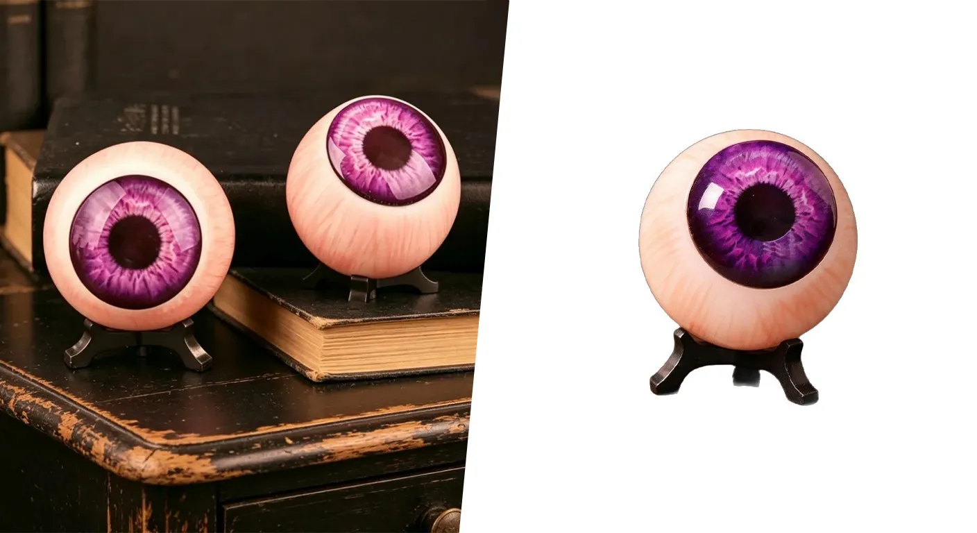 Simulated Eyeball Ornament