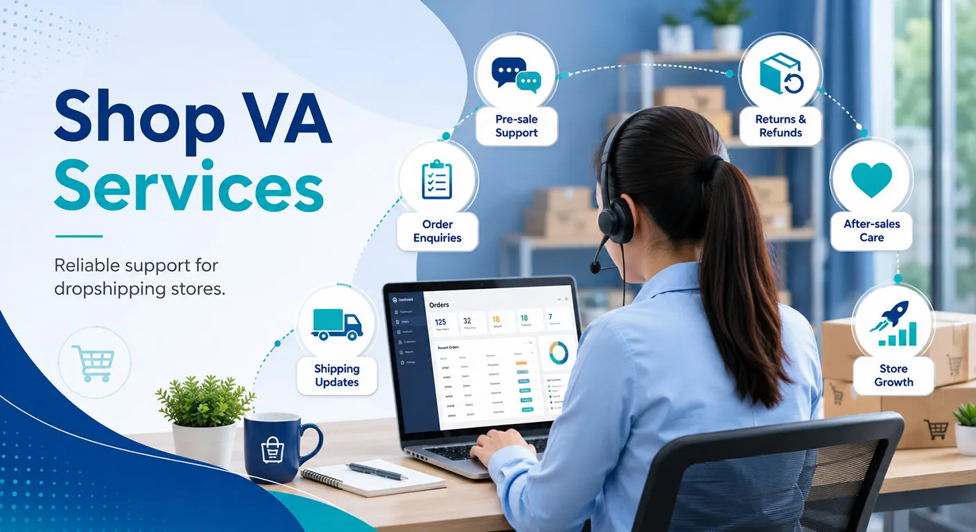 How UploadToSell Supports Ecommerce Sellers With Shop VA Services