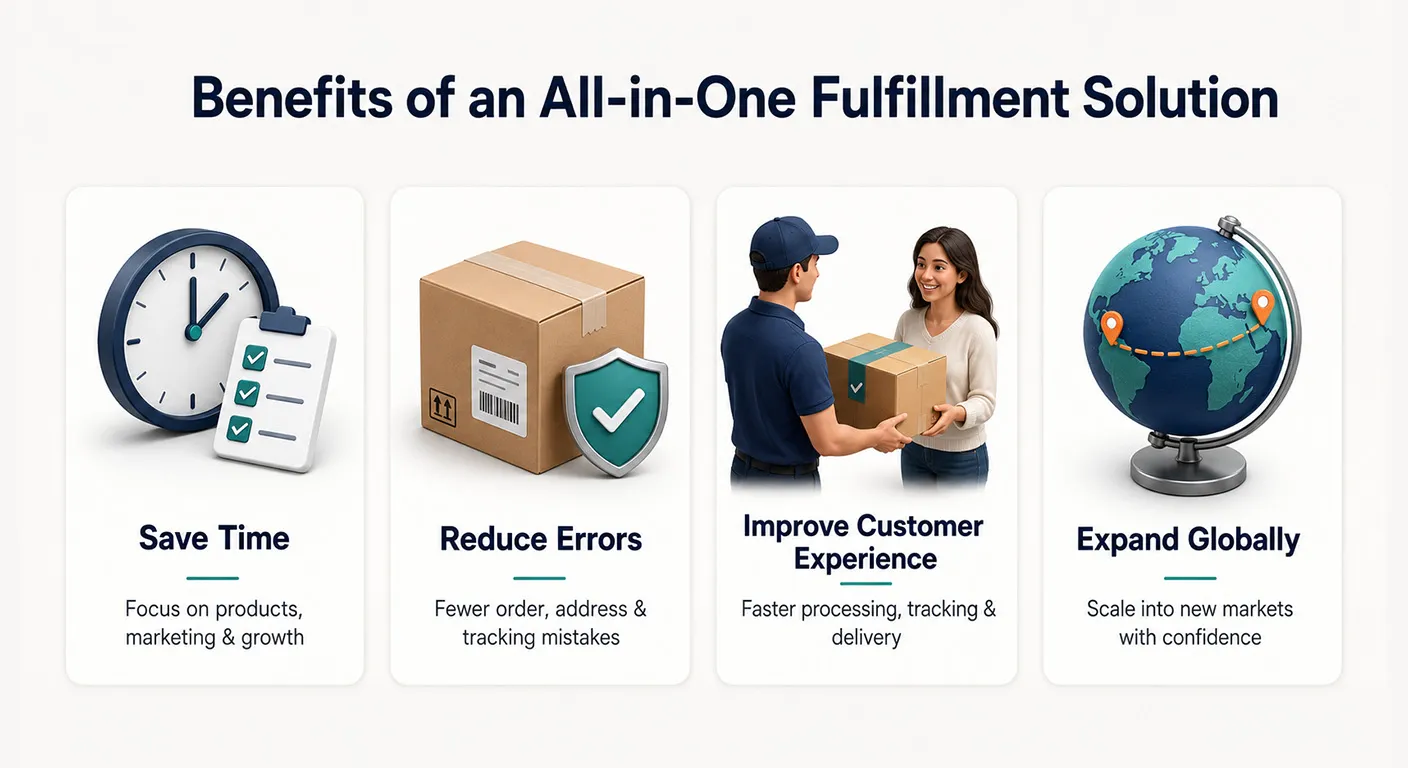 The Benefits of Using an All-in-One E-Commerce Fulfillment Solution