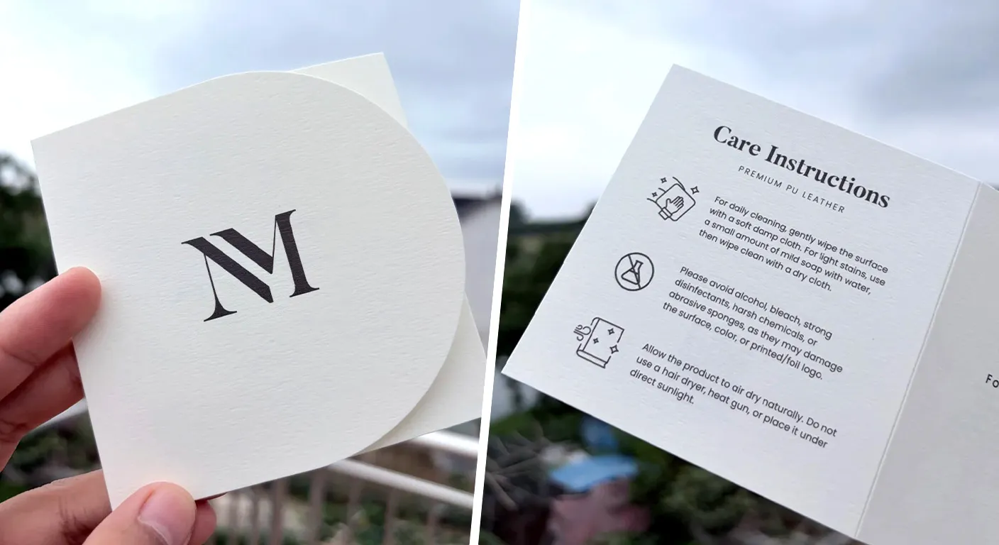 Idea 1-The Product Care Guide Card