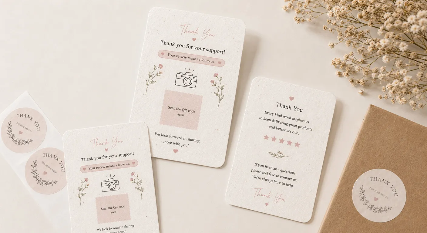 Idea 3-The [Thanks + Review Request] Card