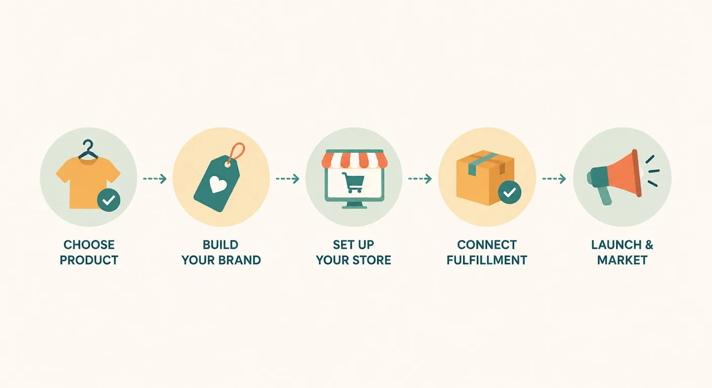 A Simple Design and Dropship Clothing Launch Checklist