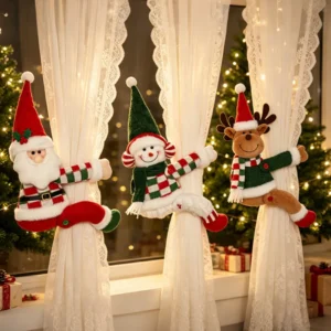 Santa Claus curtain tieback