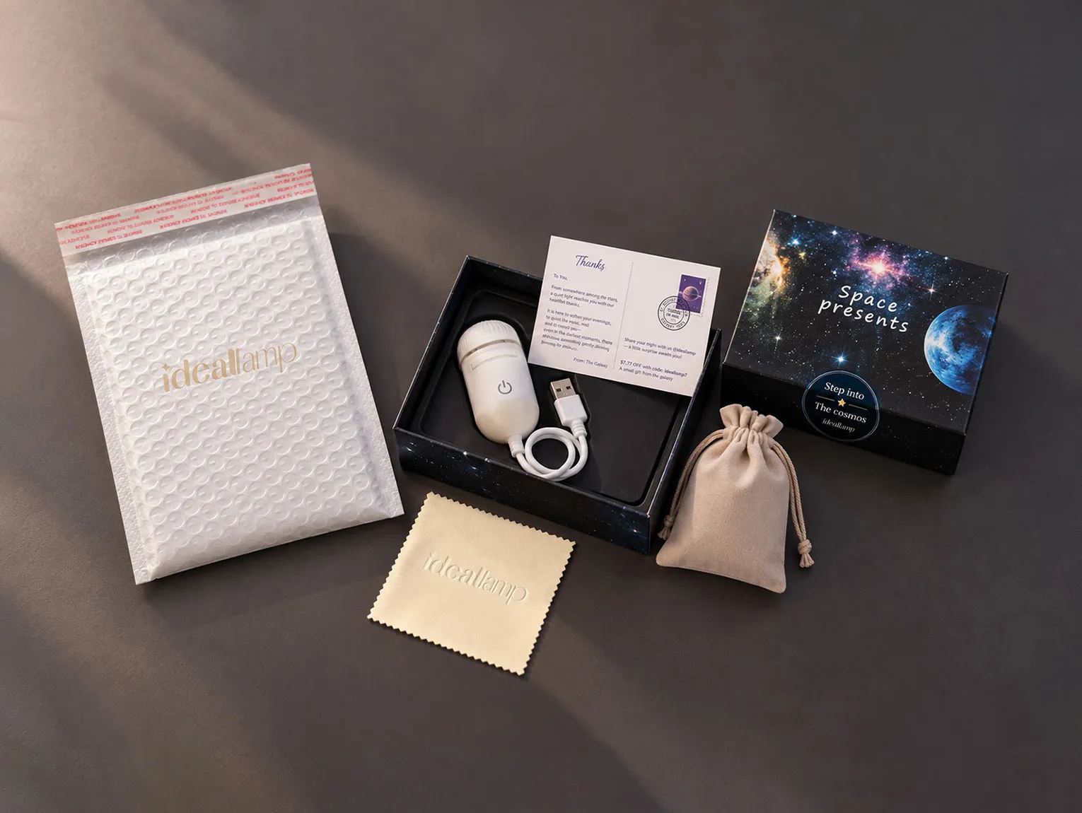 Branded unboxing experience