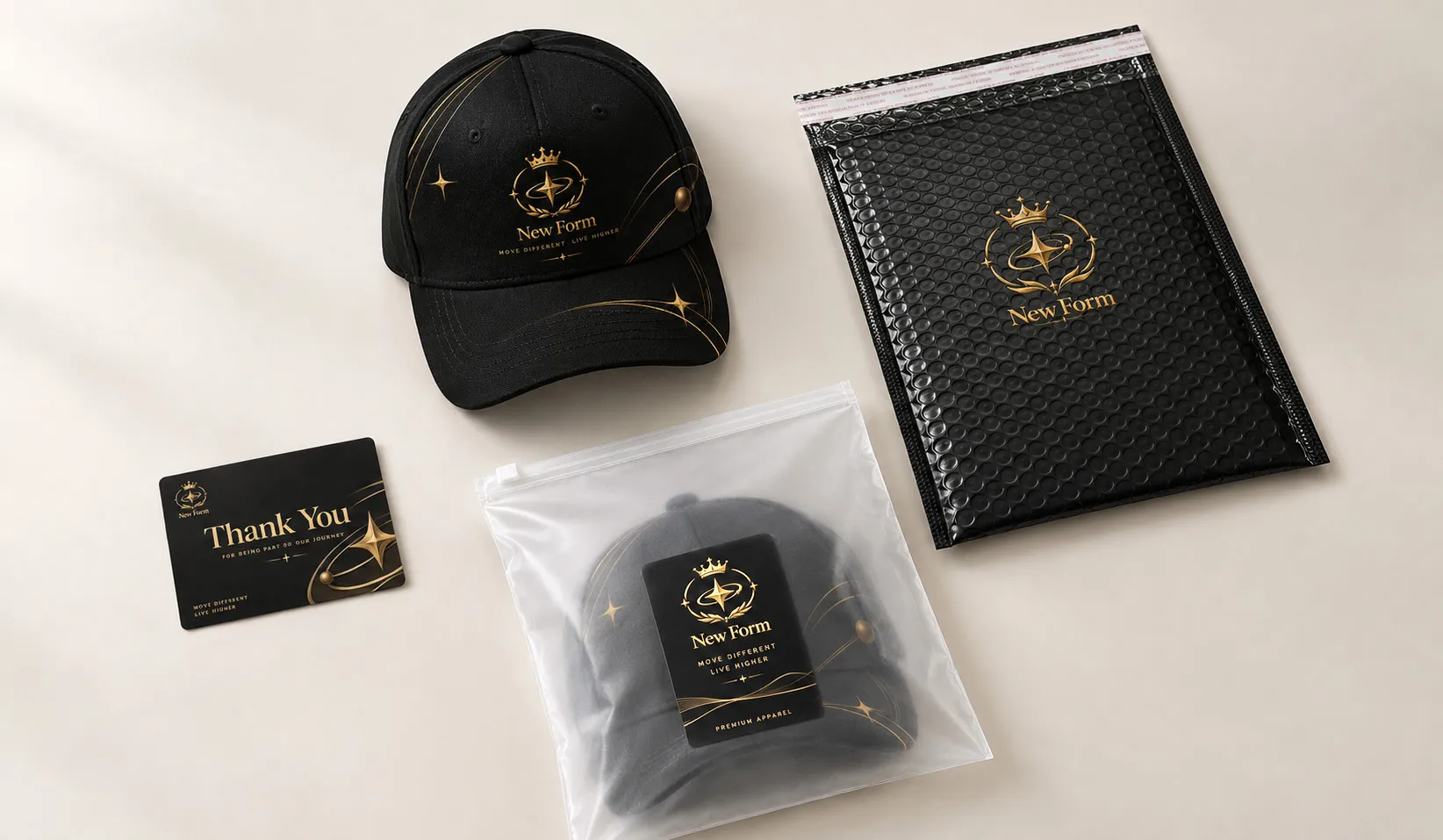 POD Clothing and hats