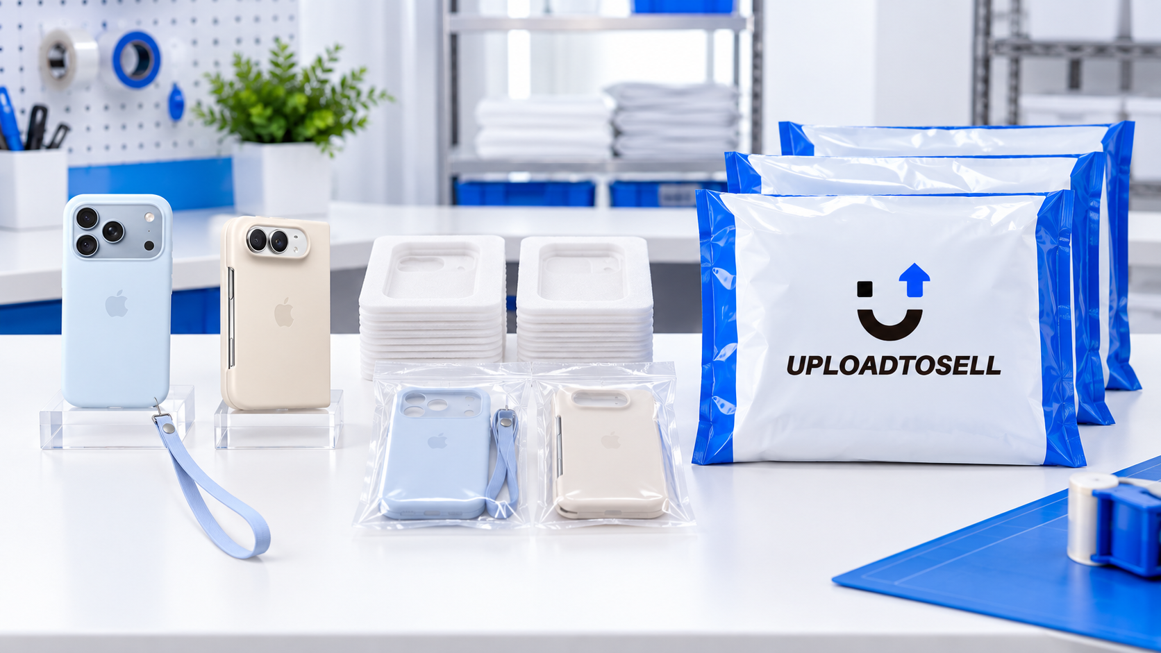 Verified accessory samples progressing into protective small-parcel fulfillment