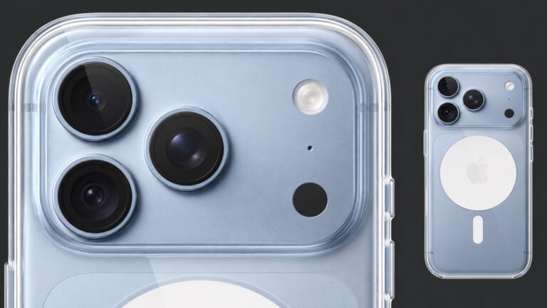 Clear case camera opening and edge details to check when sourcing accessories