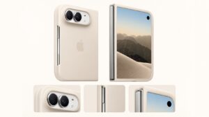 iPhone Duo accessories case views with camera opening and edge details