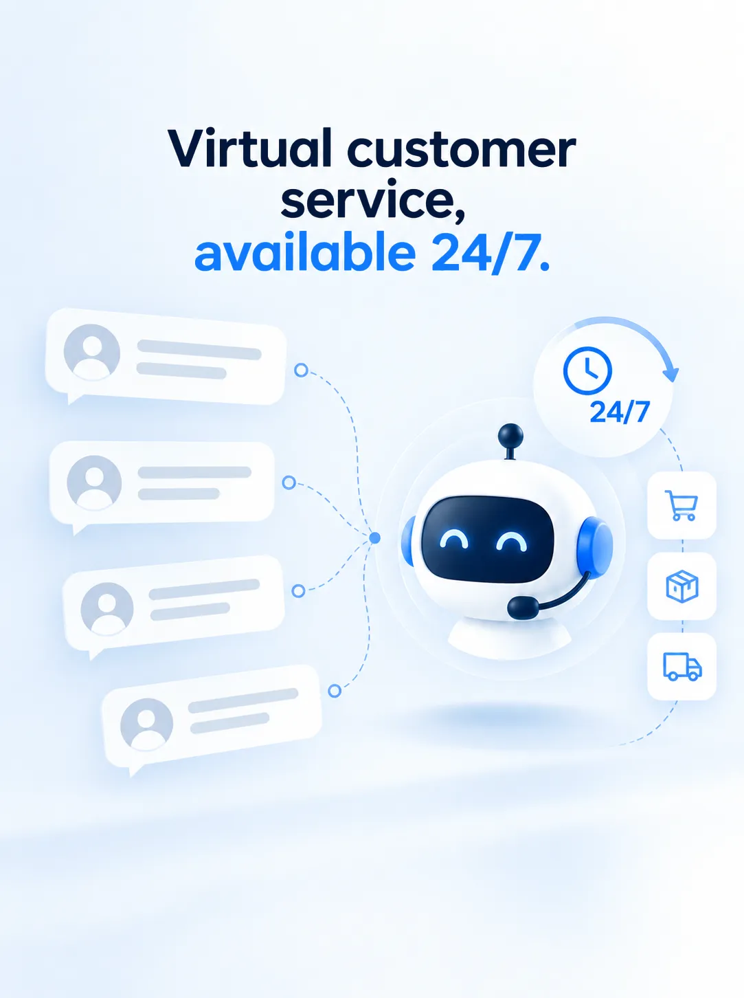 Virtual customer service, available 24/7